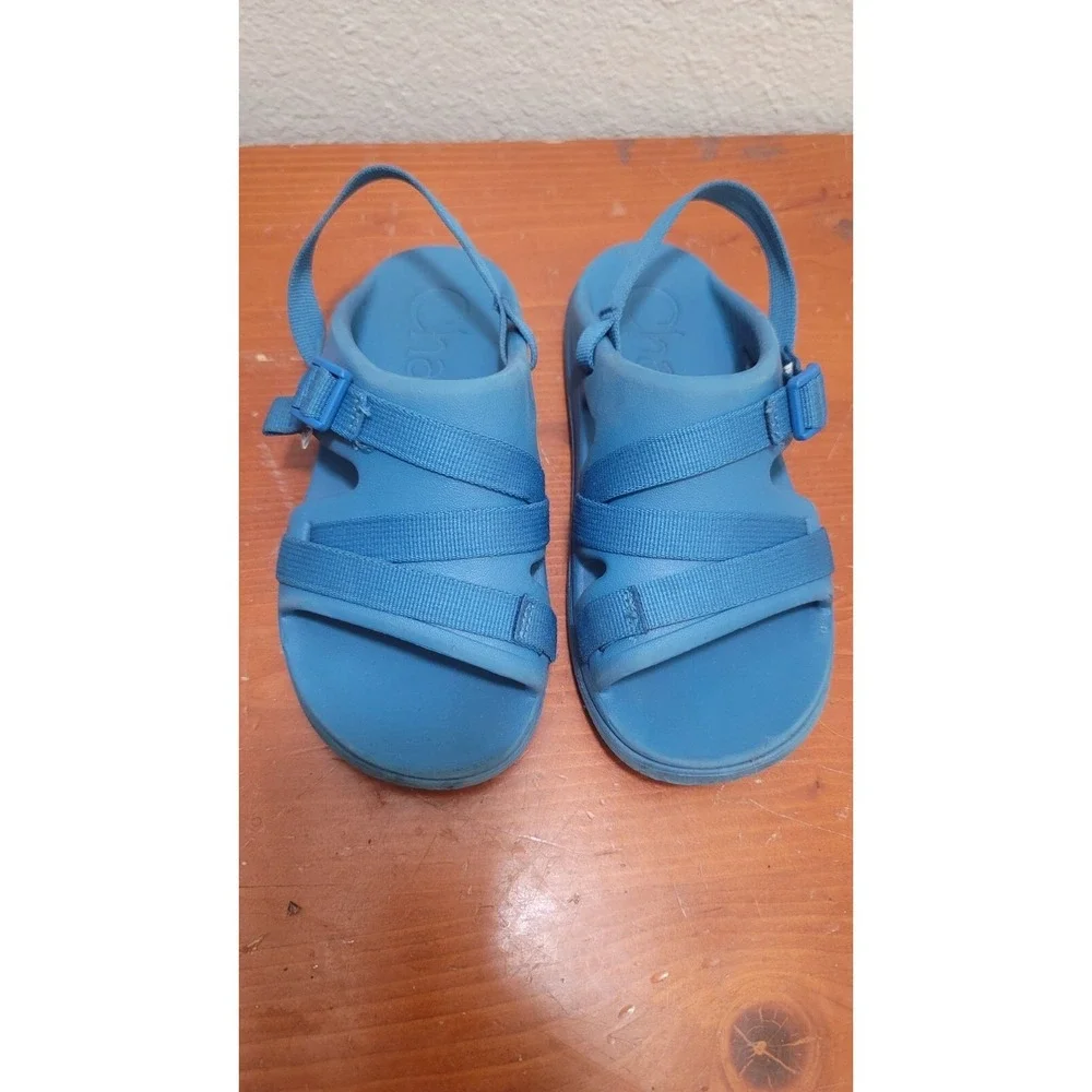 CHACO KIDS BLUE CHILLOS SPORT SLIP ON ADJUSTABLE CASUAL SANDALS SIZE‎ 4